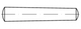 25 Stück Kegelstifte ISO 2339 - Form B (gedreht) - blank - 14 x 40 mm